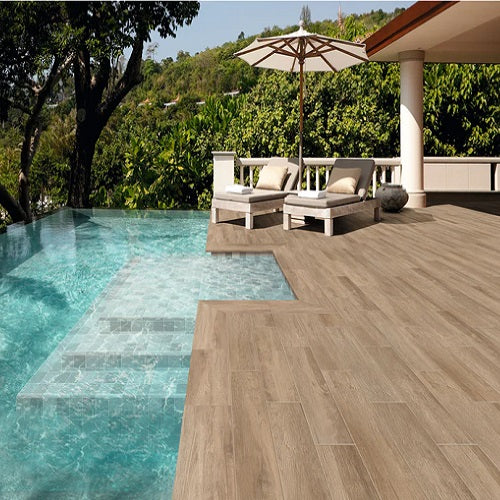 Radiant Oak Porcelain Tile - Anti Slip