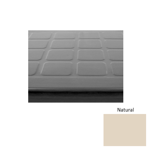 Rubber Natural 122 Stair Tread Textured 1