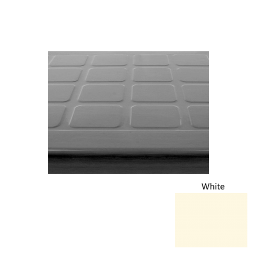 Rubber White 170 Stair Tread Textured 1