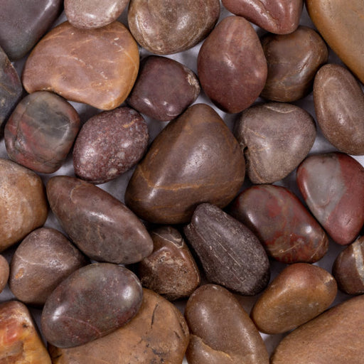 Clearance Sale! Red Medium Marble Pebble - 2-5 CM