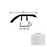Pietra Vinyl Carrara Reducer Embossed 1