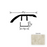 Colonnade Vinyl Louvre Reducer Embossed 1