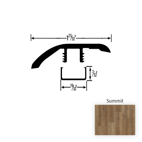 Meadow Woods Vinyl Summit Reducer Embossed 1
