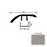 Pietra Vinyl Threshold Reducer Embossed 1