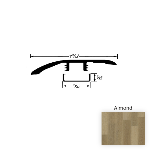 Paradise Heights Vinyl Almond Reducer Embossed 1