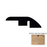 Rimini Wood Golden Oak Hardwood Moulding / Trim Wire Brushed 1