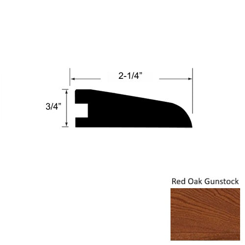 Heritage Solid Wood Red Oak Gunstock Reducer Urethane 1