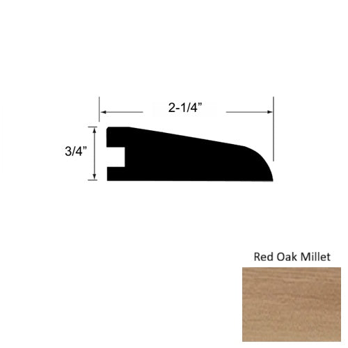 Heritage Solid Wood Red Oak Millet Reducer Urethane 1