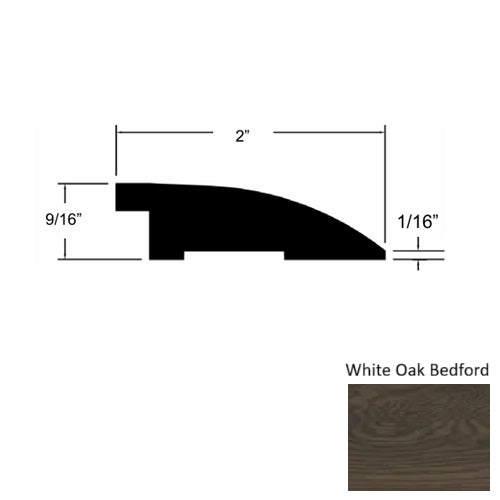 Sylvania Wood White Oak Bedford Reducer Urethane 1