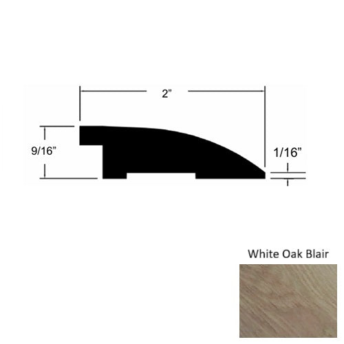 Sylvania Wood White Oak Blair Reducer Urethane 1