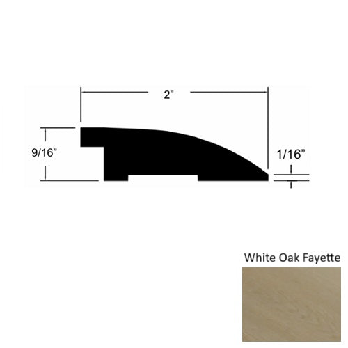 Sylvania Wood White Oak Fayette Reducer Urethane 1