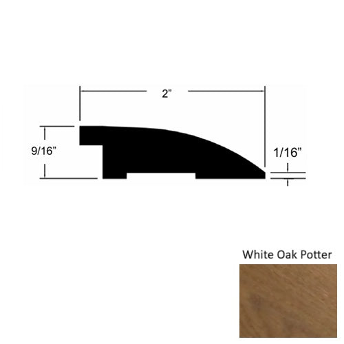 Sylvania Wood White Oak Potter Reducer Urethane 1