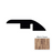 Twilight Oak Wood Warm Taupe Laminate Wood Moulding / Trim Embossed 1