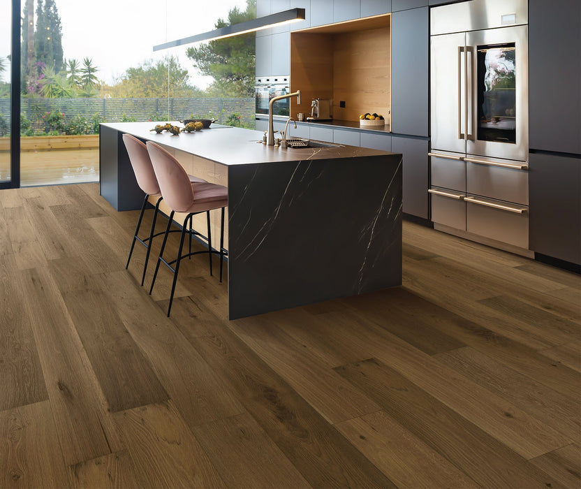 European Oak Hardwood Grand Duke Engineered Hardwood Wire Brushed and UV Cured Urethane 2