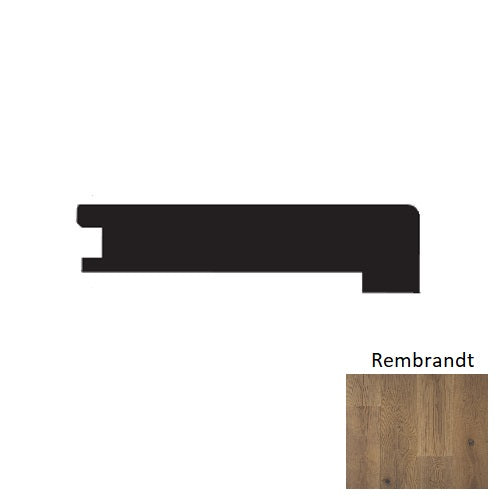 Louvre Wood Rembrandt Square Flush Stair Nose Wire Brushed 1