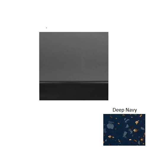 Roppe Renew R139 Deep Navy Smooth Rubber Stair Tread | Lowest Price ...