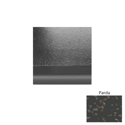 Roppe Renew Fiesta R326 Parda Hammered Rubber Stair Tread — Stone ...
