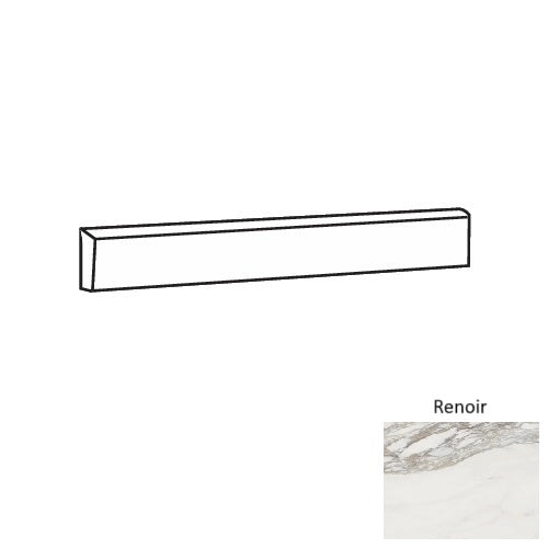 Classica Renoir Porcelain Floor & Wall Trim - 3" x 24" Bullnose