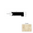 Reserve Cream Hardwood Moulding / Trim - 3" x 90" Flush Square Stair Nose