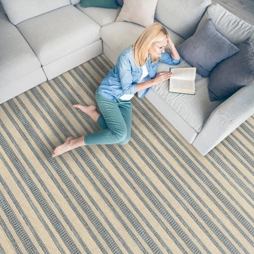 Rhodes Wool Blend Sapphire 25225 Carpet RHODE Textured 2