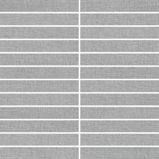 Rhyme Silver Melody Natural Porcelain Mosaic - 12" x 12" x 9 MM