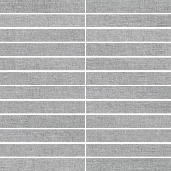 Rhyme Silver Melody Natural Porcelain Mosaic - 12" x 12" x 9 MM