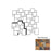 Rich Autumn 12 Inch Slate Natural Cleft Face, Gauged Back Agra Fort Random Ashlar Pattern