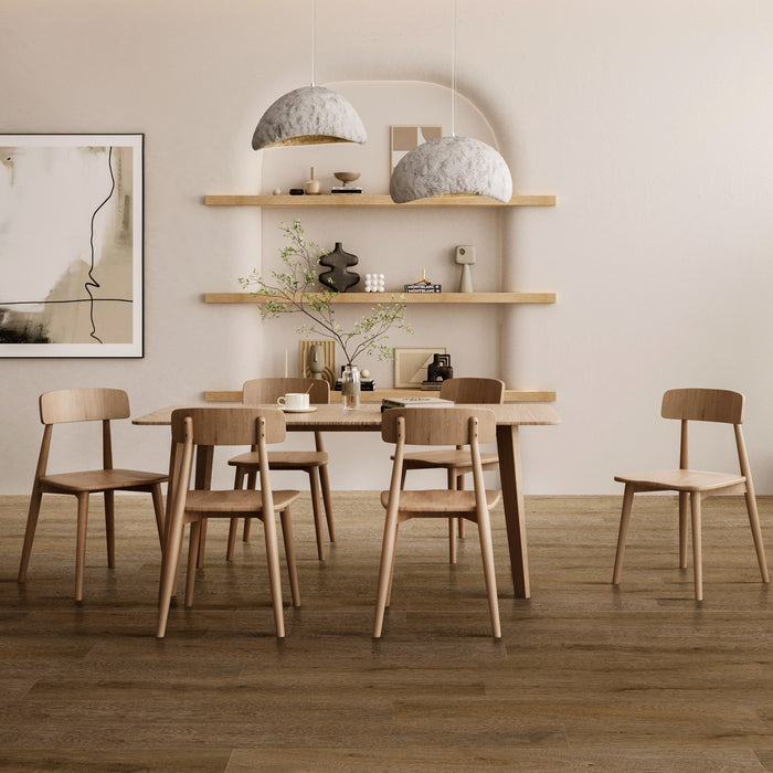 Rigid Plus Vinyl Bronzed Oak Vinyl Plank Textured 2