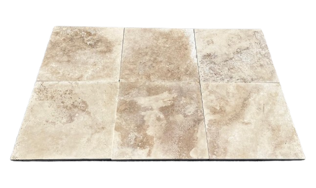 Full Tile Sample - Riviera Travertine Paver - 24" x 24" x 2 CM Honed
