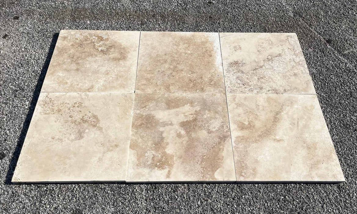 Riviera Honed Travertine Paver - 24" x 24"