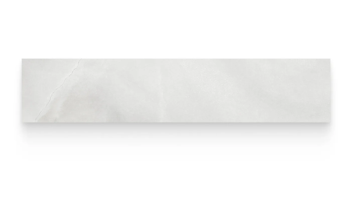Full Liner Sample - Riviera Onyx Nuvolato Porcelain Bullnose - 3" x 12" x 9 MM Polished