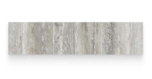 Full Liner Sample - Riviera Travertino Instrata Porcelain Bullnose - 3" x 12" x 9 MM Honed