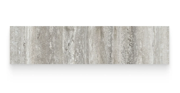 Full Liner Sample - Riviera Travertino Instrata Porcelain Bullnose - 3" x 12" x 9 MM Polished