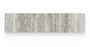 Full Liner Sample - Riviera Travertino Instrata Porcelain Bullnose - 3" x 12" x 9 MM Polished