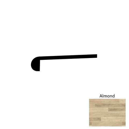 Iris Vinyl SN Almond Round Stair Noses Embossed 1
