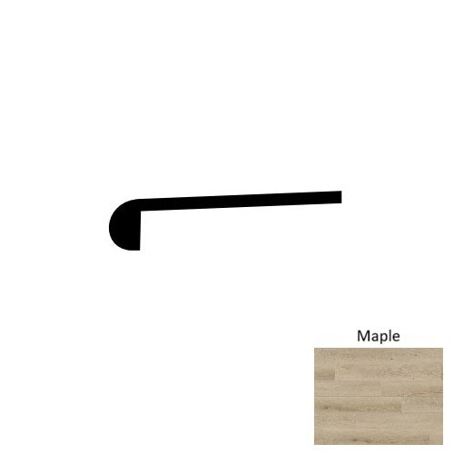 Iris Vinyl SN Maple Round Stair Noses Embossed 1