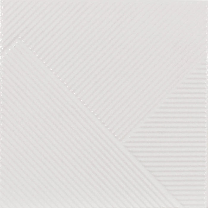 Stripes Ceramic Mix Glacier Tile Satin 1