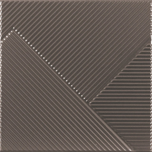 Stripes Ceramic Mix Mercury Tile Satin 1