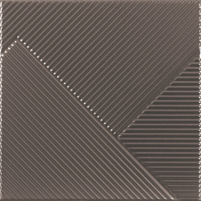 Stripes Ceramic Mix Mercury Tile Satin 1