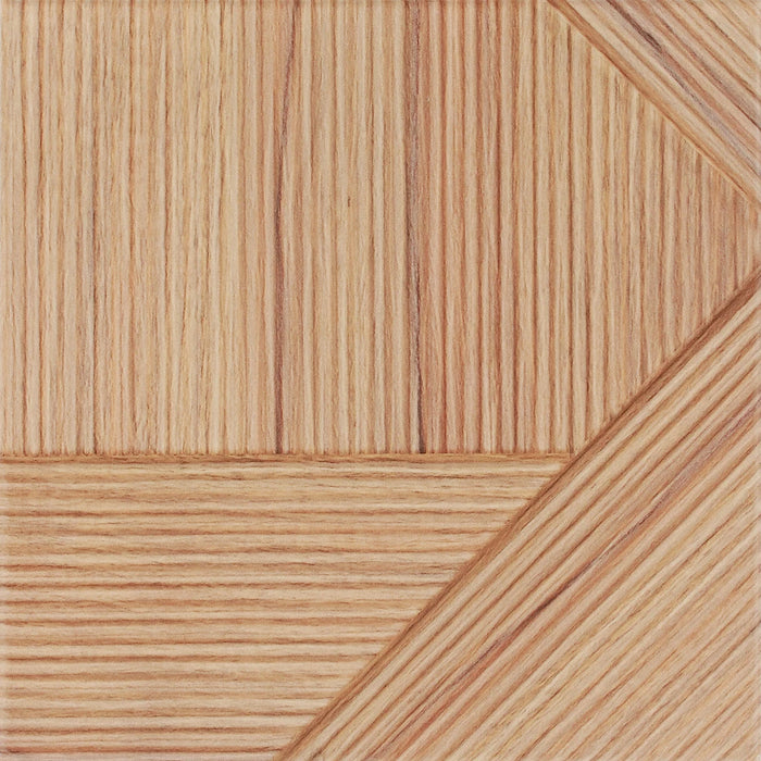 Stripes Ceramic Mix Teak Tile Matte 1