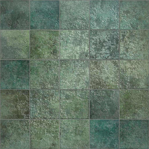 Tahiti & Golden Stone Porcelain Emerald Tile Glossy 1