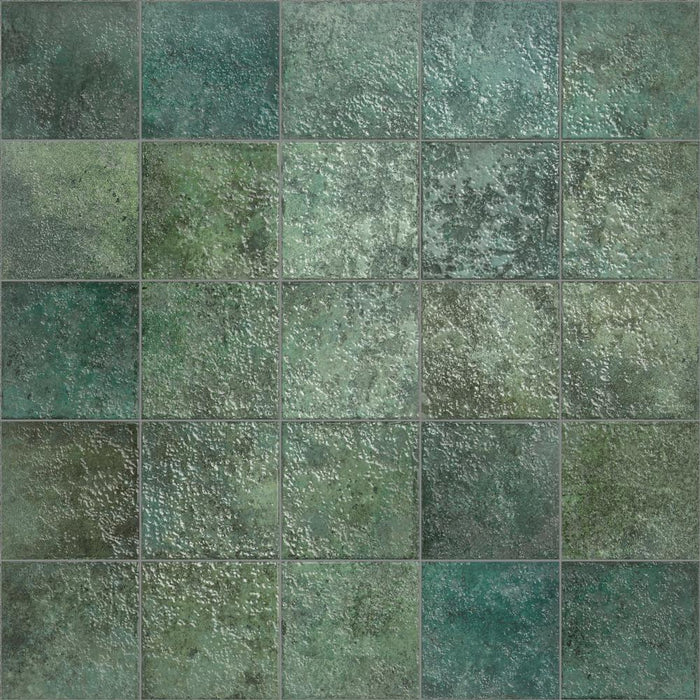 Tahiti & Golden Stone Porcelain Emerald Tile Glossy 1