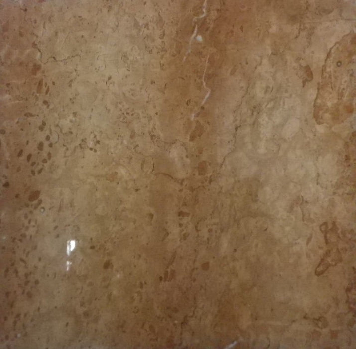 Rojo Alicante Polished Marble Baseboard - 6" x 24" x 3/4"