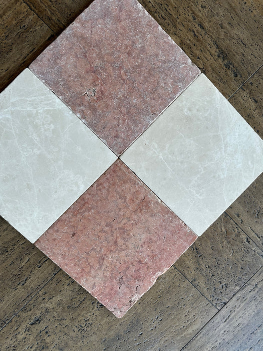 Rosso Verona Marble Tile -  Polished