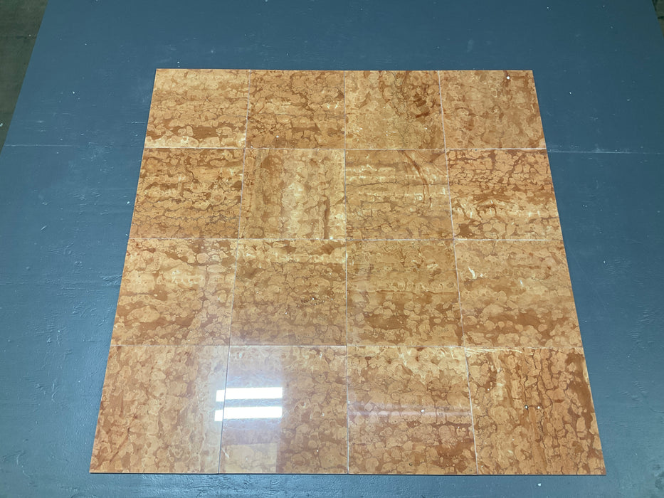Rosso Verona Marble Tile - Polished