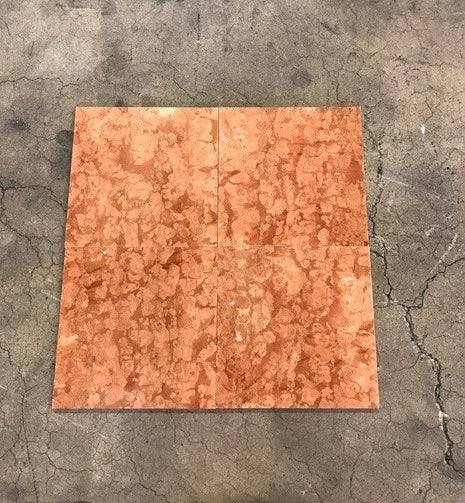 Rosso Verona Marble Tile - 12" x 12" x 3/8" Polished