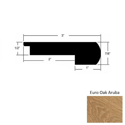 Islands Wood Euro Oak Aruba Round Stair Nose Urethane 1