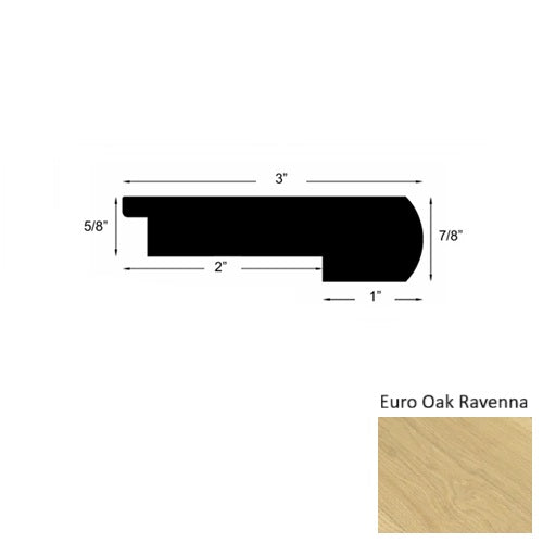 Urbano Wood Euro Oak Ravenna Round Stair Nose Urethane 1
