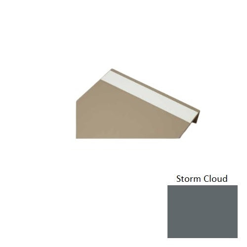 Johnsonite Storm Cloud Square Pattern Photoluminescent Rubber Moulding / Trim - 19" x 54" Safe-T First Visually Impaired Stair Tread with Riser (SQ)