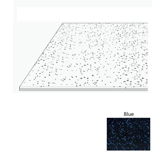 VersaDUEL Rubber Blue Rubber Flooring Tile  1
